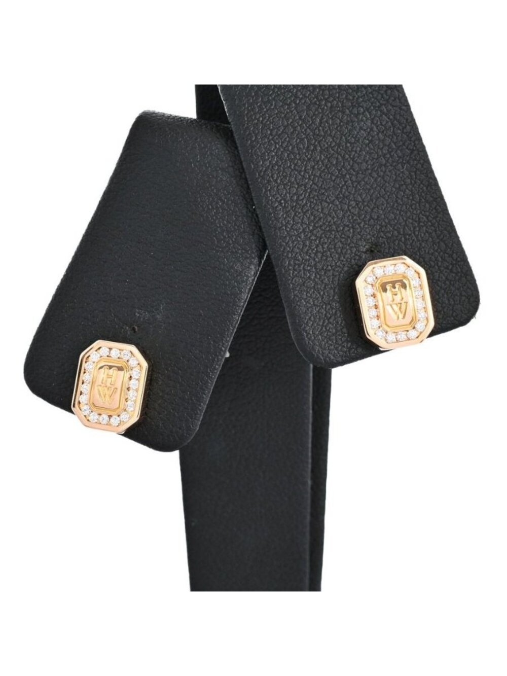 Harry Winston Earrings HW Logo
